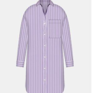 NWT LOFT Striped Mini Pocket Shirtdress